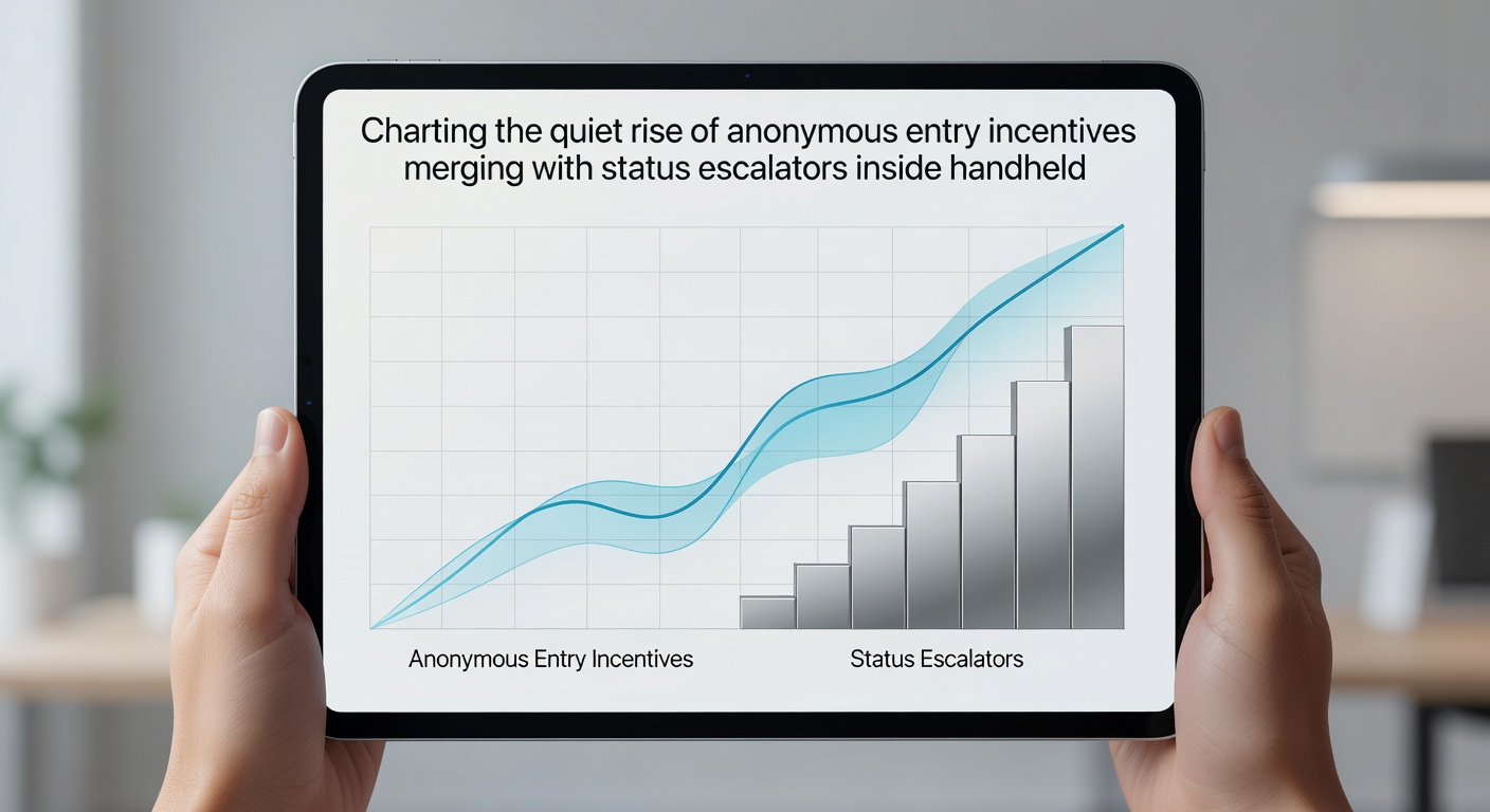 Status progression screens and tier indicators within mobile reel applications