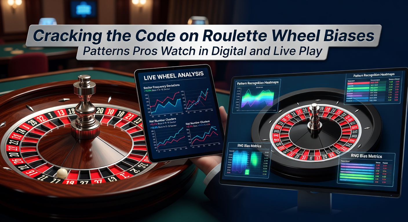 Close-up of a roulette wheel in motion during live casino play, highlighting pocket imperfections that pros monitor for biases