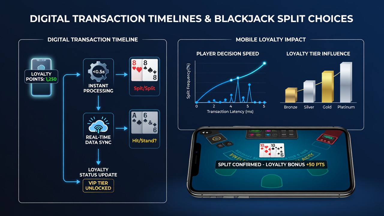 Dashboard view of loyalty tier benefits and transaction speed indicators for mobile casino users